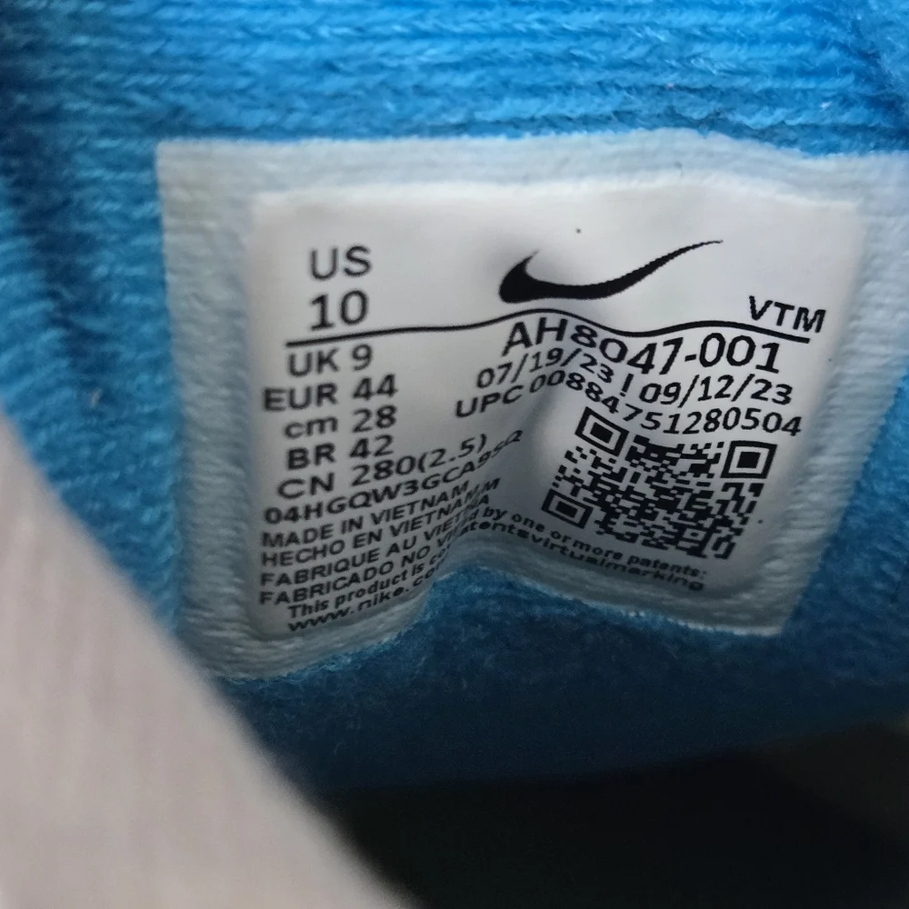 Nike Air Span 2 Laser Blue Shoes size 10 - Picture 10 of 10